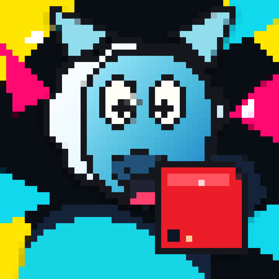 Pixelated sheep art degraded result