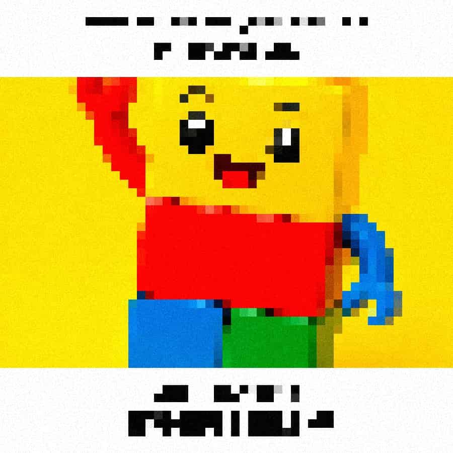 Pixelated: preserve the reaction, not the words degraded result